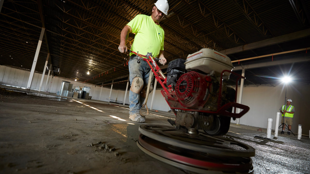 concrete finishing