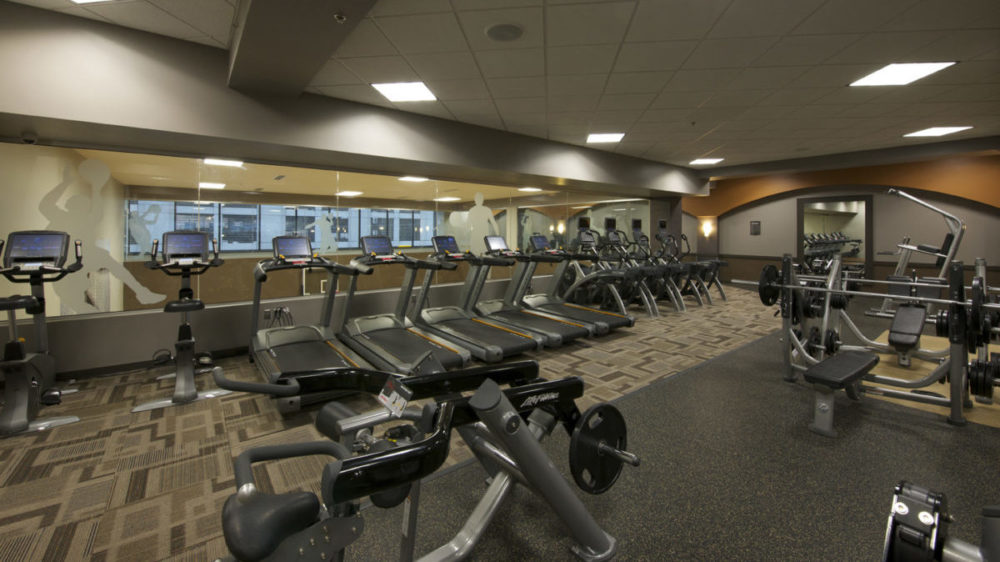 retail interior, workout space